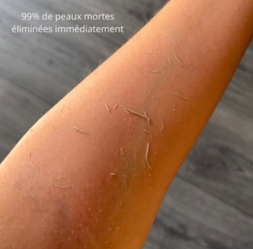 Gant de soie exfoliant